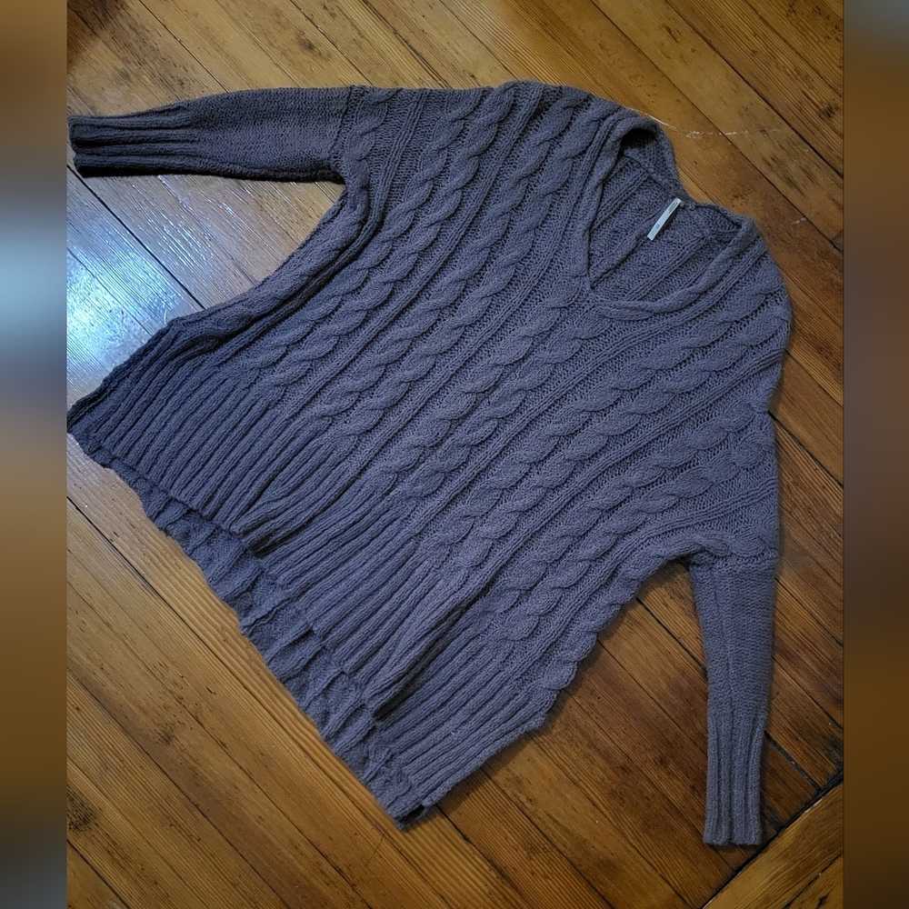 Free People Cable Knit Sweater